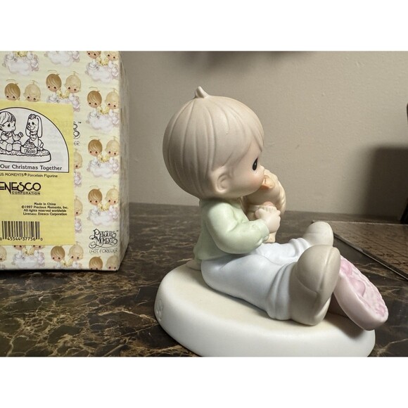 precious moments figurine Sharing Our Christmas Together - Picture 5 of 8